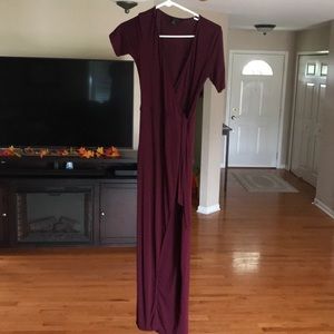 Burgundy Dress